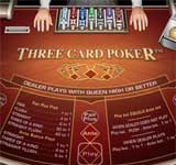 Click to play Three Card Poker Game